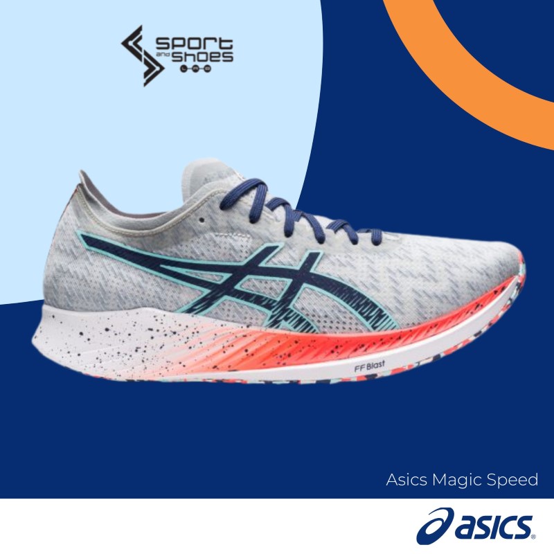 Asics Magic Speed Glacier Grey/Thunder Blue (M)